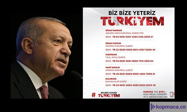 cumhurbaşkanı erdoğan milli dayanışma kampanyasına ne kadar bağışladı