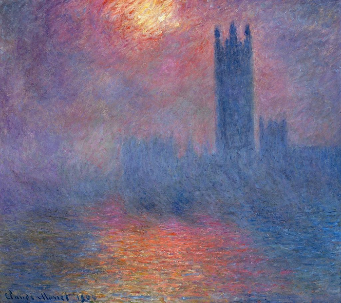 Parlamento Binaları Londra- Empresyonizm Tablosu – Claude Monet