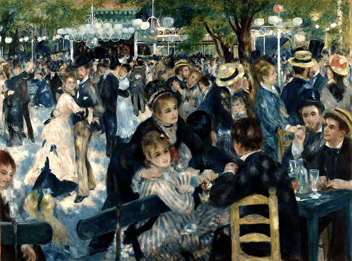 1. Pierre-Auguste Renoir'in En Çok Bilinen Eseri: Dance at Le Moulin de la Galette (Le Moulin de La Gallette'de Dans)