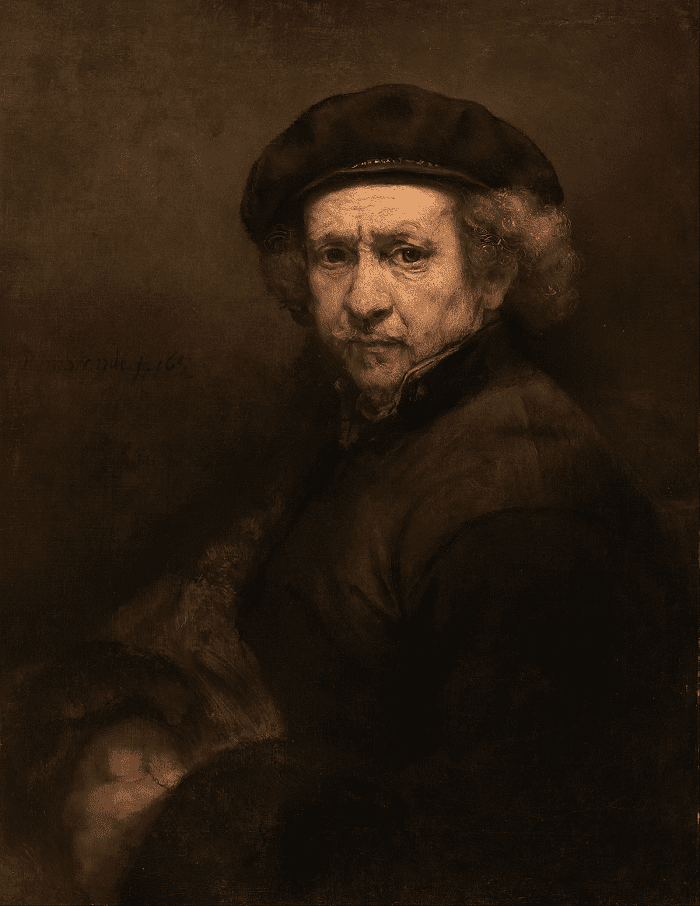 7. Self-Portrait with Beret and Turned-Up Collar