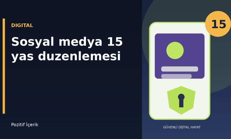 Social media age verification illustration with phone and privacy shield